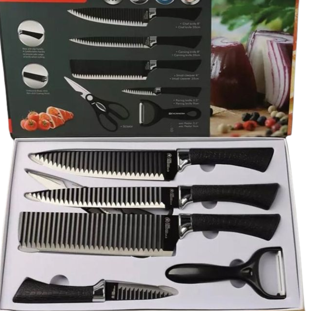 Miniatura 2 de Set de cuchillos COLOR NEGRO